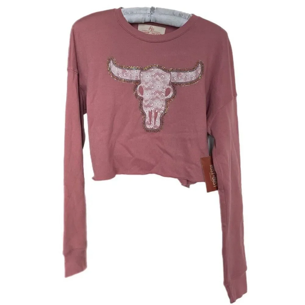 Rust + Dust Cropped Sweatshirt - Picture 1 of 5